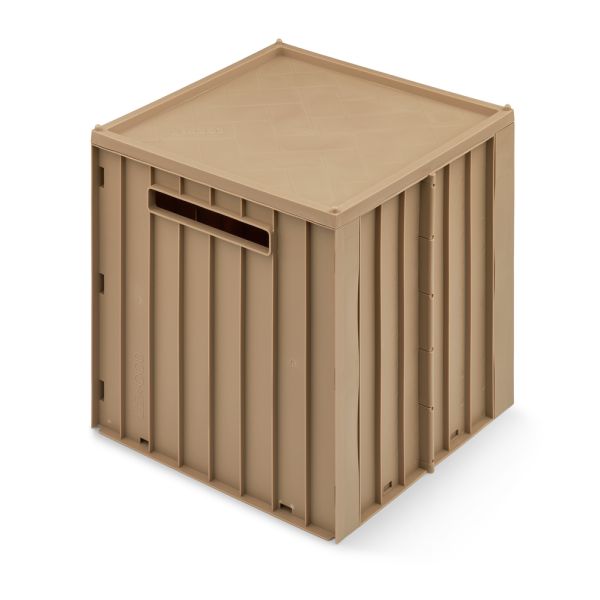 Boîte de rangement avec couvercle Elijah Oat