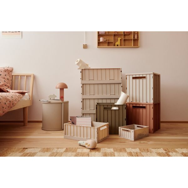 Boîte de rangement avec couvercle Elijah Tuscany rose