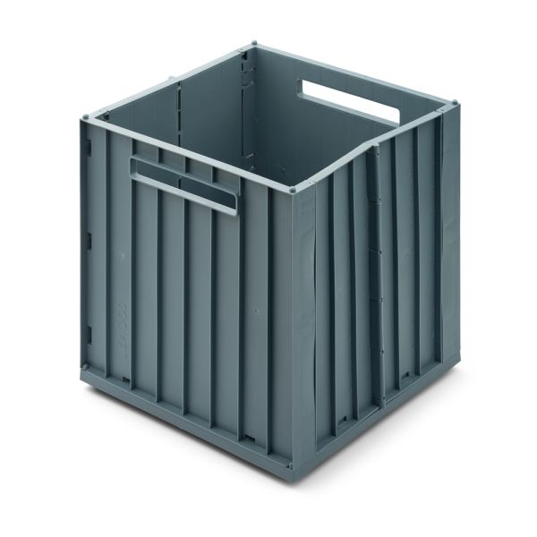 Boîte de rangement avec couvercle Elijah Whale blue