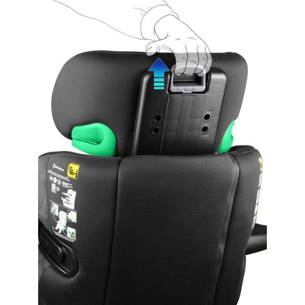 Siège auto Eliseo Isofix Carbon