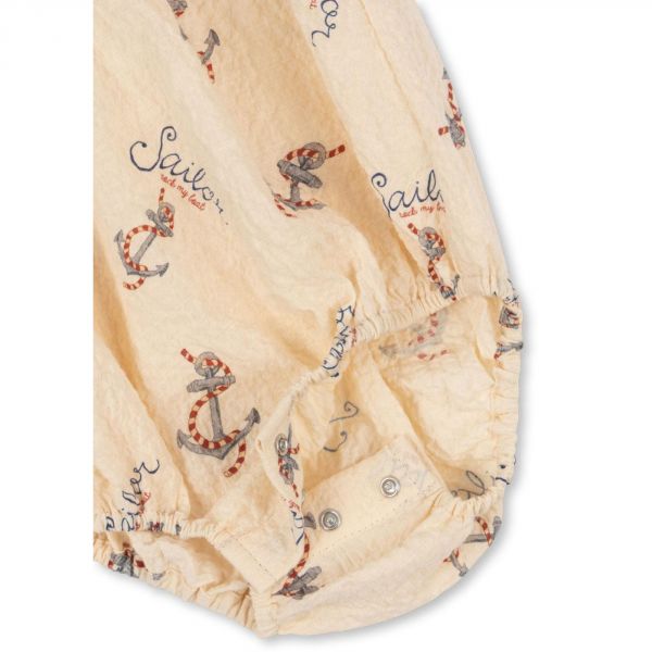 Barboteuse en tissu Elliot Mon bateau - 6 mois