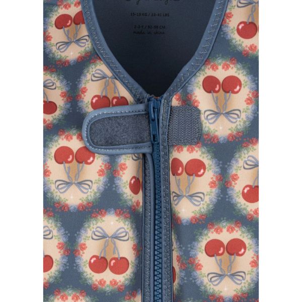 Gilet de natation Cherry Bow Blue enfant 1-2 ans