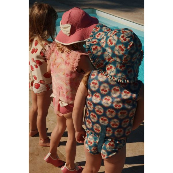 Gilet de natation Cherry Bow Blue - 3/6 ans