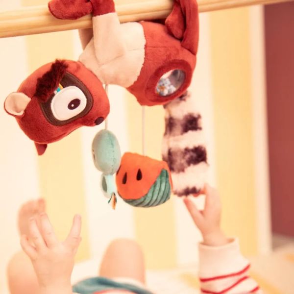Peluche d'activités à suspendre Elvis le lémurien