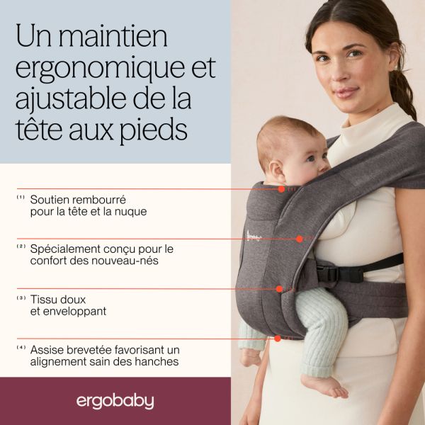 Porte-bébé Embrace Gris