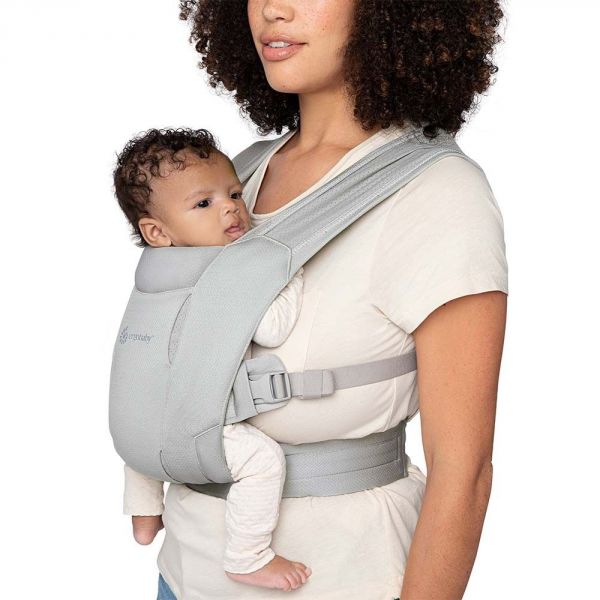 Porte bébé embrace Soft Air Mesh - Gris clair