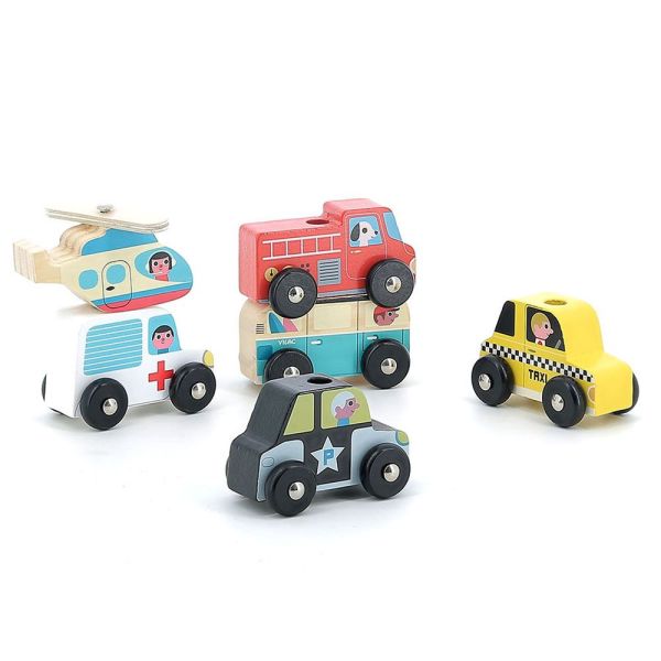 Jeu d'éveil à empiler Empil'Auto Ingela P.Arrhenius