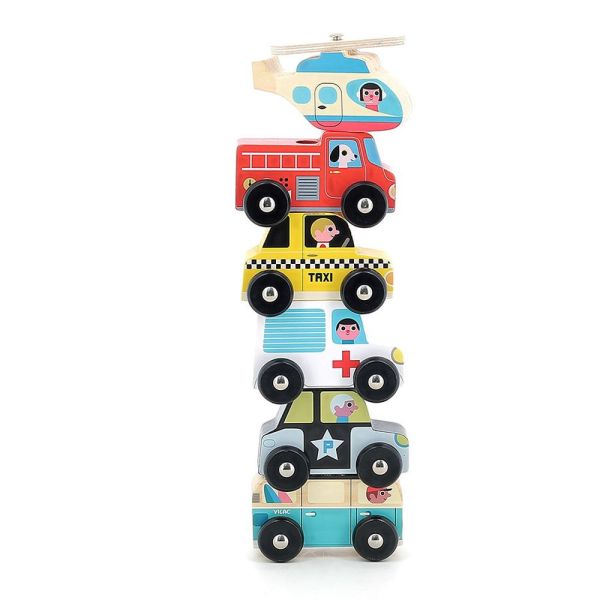 Jeu d'éveil à empiler Empil'Auto Ingela P.Arrhenius