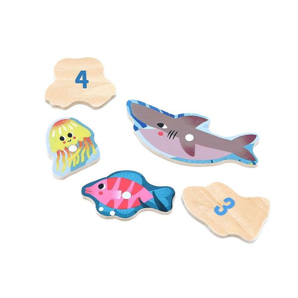 Puzzle magnétique Pêche à la ligne Les océans
