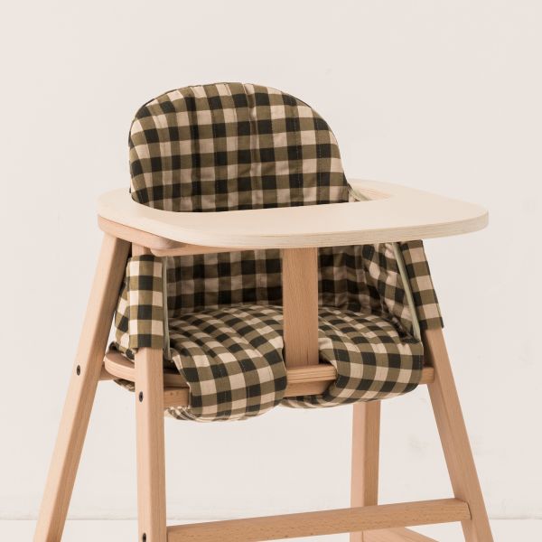 Ensemble chaise haute évolutive 3-en-1 Green Checks