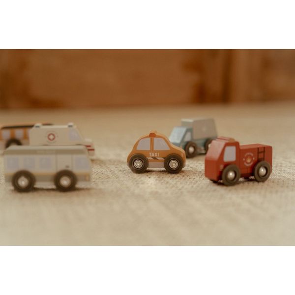 Ensemble de véhicules en bois FSC