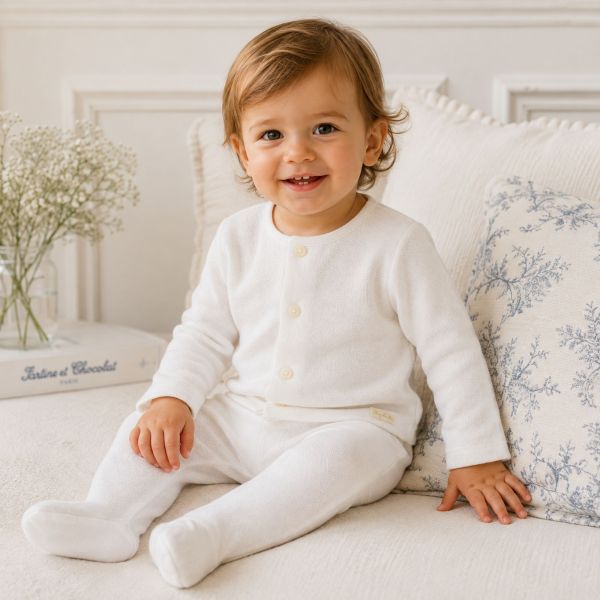 Ensemble naissance en coton bio 1 an