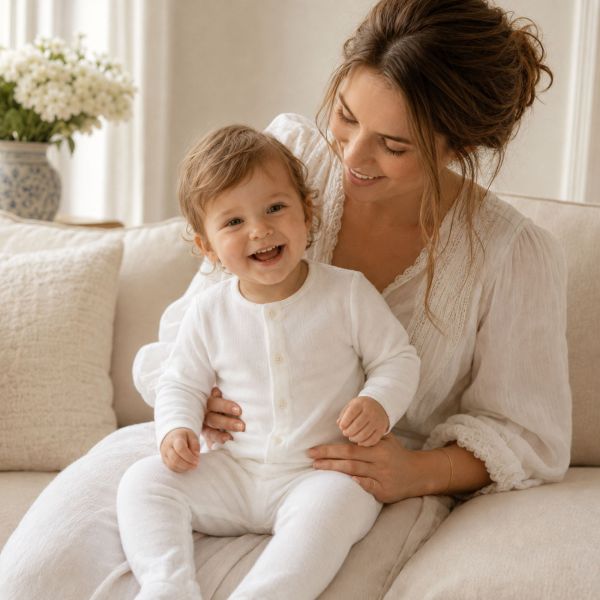 Ensemble naissance en coton bio 18 mois