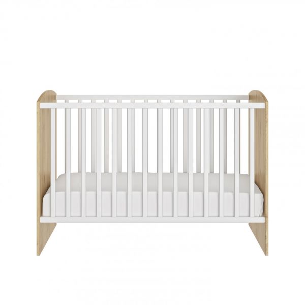 Chambre duo lit bébé 60x120 cm + commode Arthur