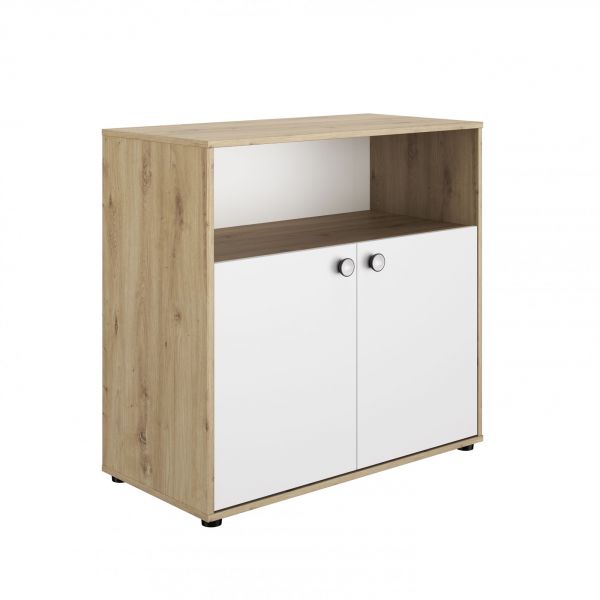 Chambre trio lit bébé évolutif 70x140 cm + commode + armoire Arthur