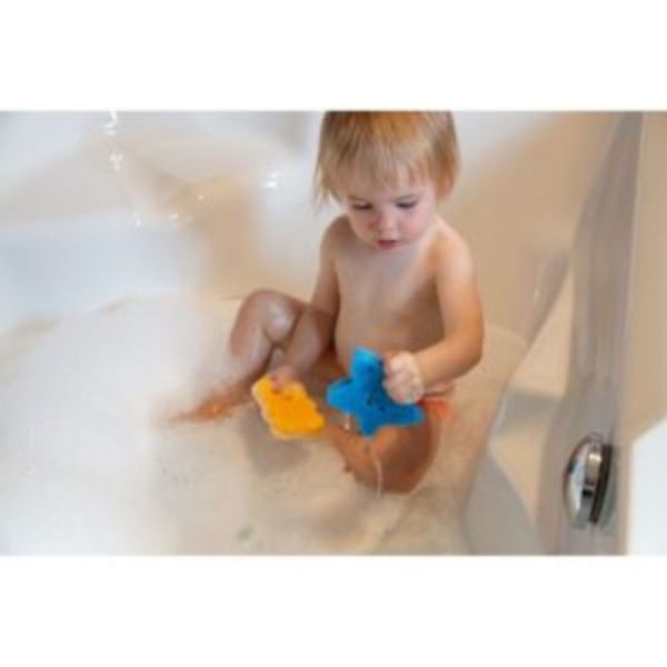 Lot de 3 éponges en pulpe de bois naturel