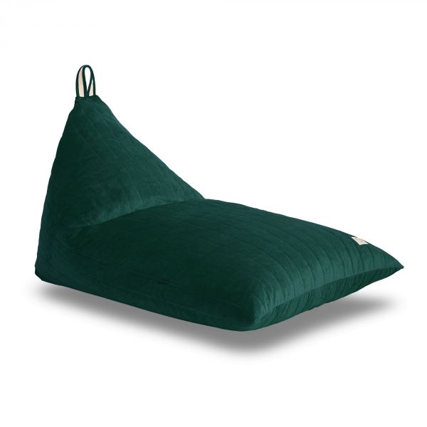 Pouf enfant Essaouira Velvet Jungle Green