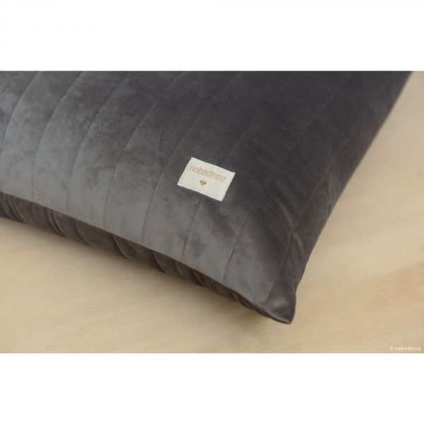 Pouf enfant Essaouira Velvet Slate Grey