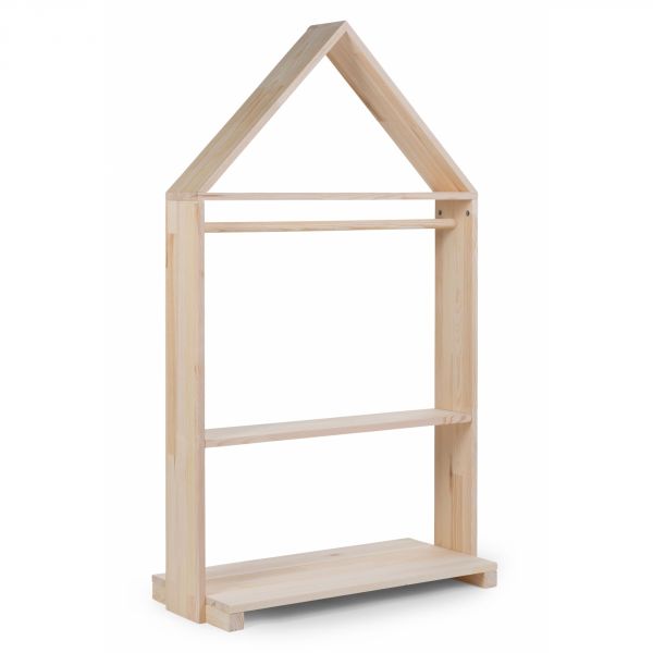 Etagère penderie en bois Maison