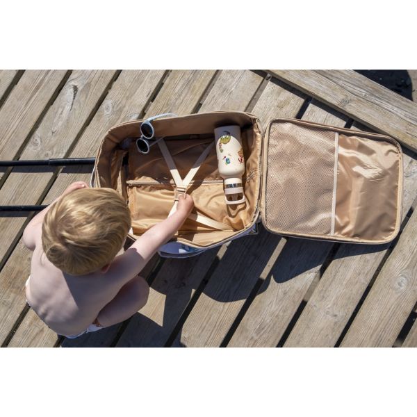 Valise enfant in recycled RPET - Dino Beach