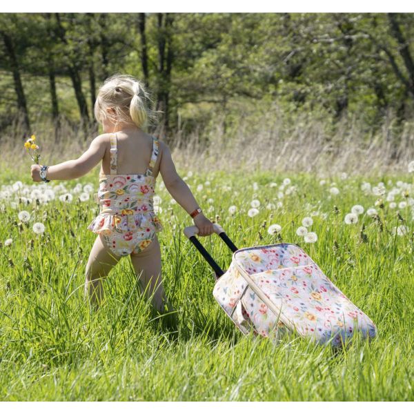 Valise enfant in recycled RPET - Ocean Blossom