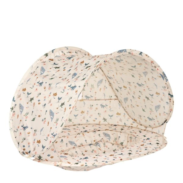Tente anti-UV enfant avec pataugeoire Everett Sea creature Sandy