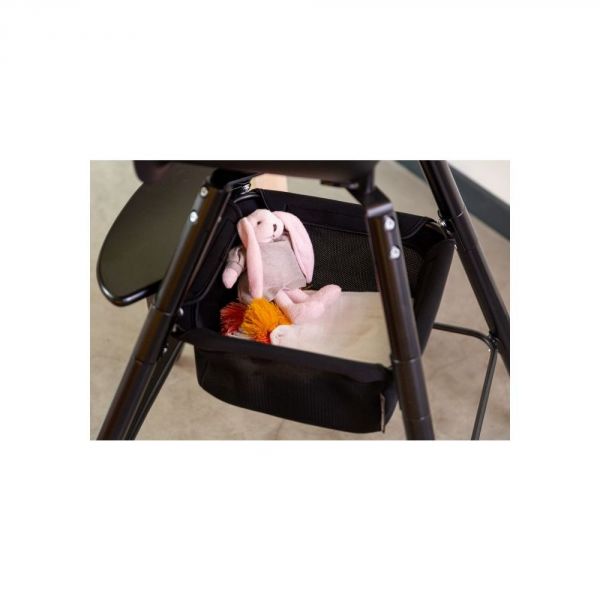 Panier de rangement sandwich pour chaise Evolu noir