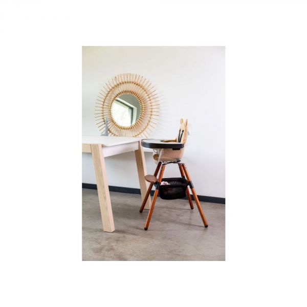 Panier de rangement sandwich pour chaise Evolu noir