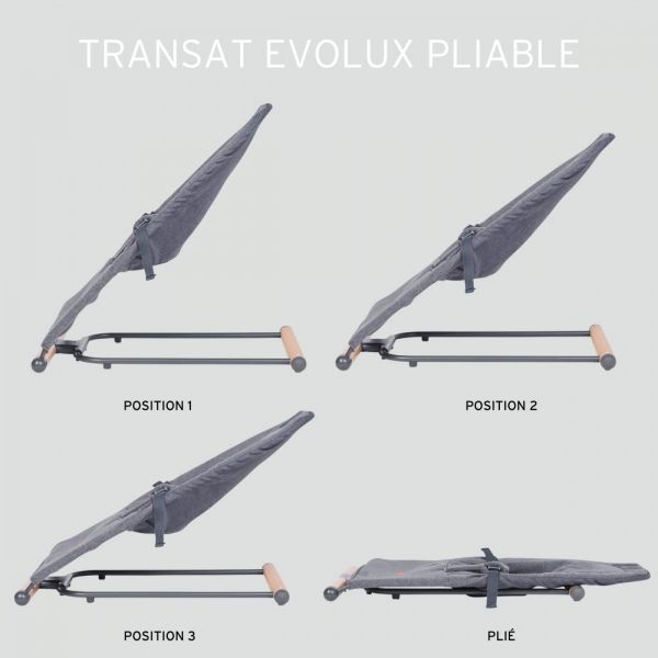 Transat Evolux pliable anthracite