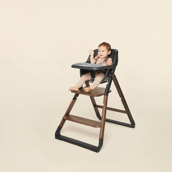 Pack chaise Evolve + siège bébé Bois foncé