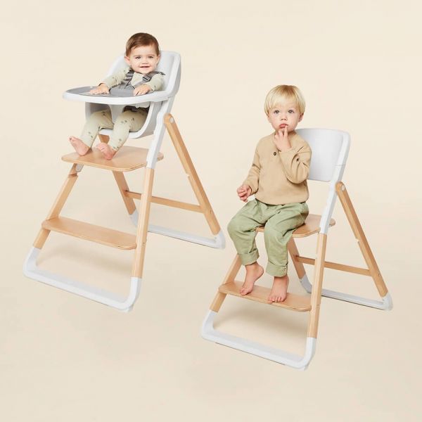 Pack chaise Evolve + siège bébé Bois naturel