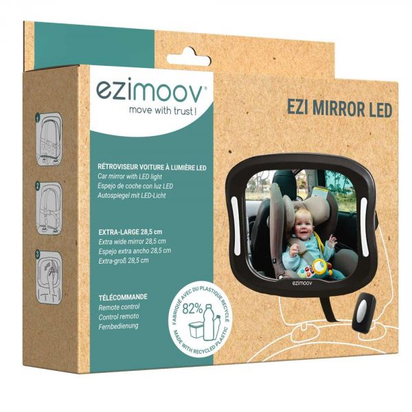 Rétroviseur bébé Ezi Mirror LED - Eco conçu