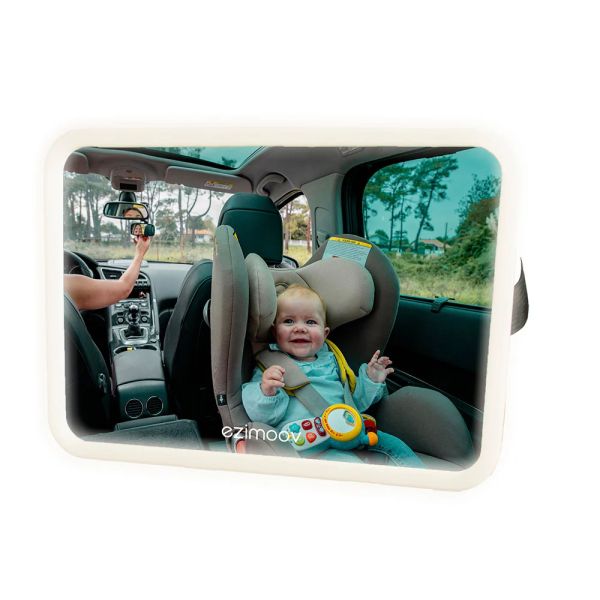 Miroir voiture bébé LED Pro