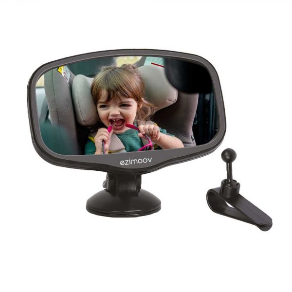 Miroir Voiture Bébé, 100% Incassable Rétroviseur bébé, 360° Rotation  Réglables Retroviseur Voiture Bébé, Miroir