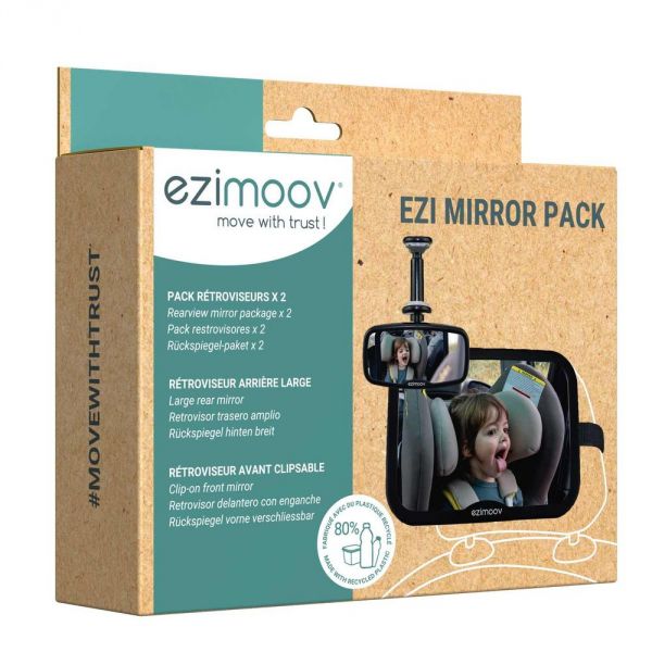Rétroviseur bébé Ezi Mirror Pack - Eco conçu