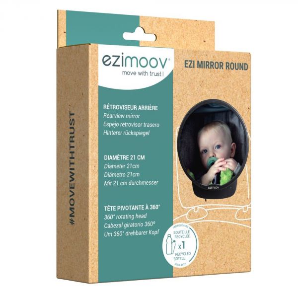Rétroviseur bébé Ezi Mirror Round - Eco conçu