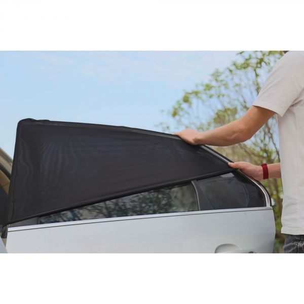 Lot de 2 pare-soleil de voiture pour bébé avec protection UV pour fenêtre  de voiture - 44 x 36 cm - Pare-soleil de voiture pour enfants (motifs