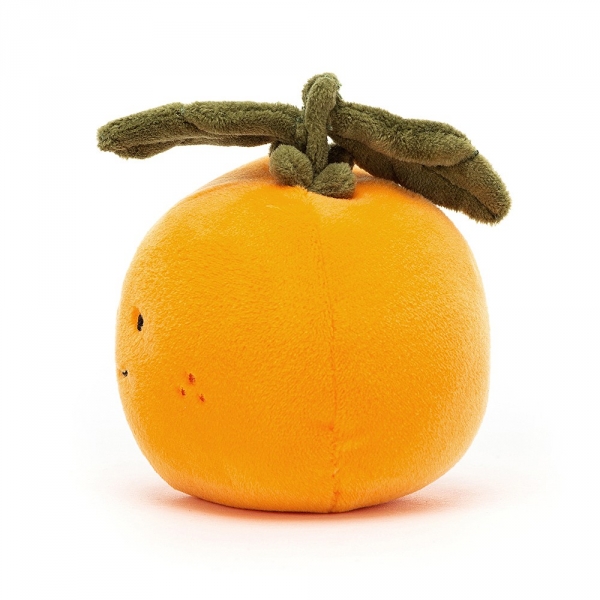 Peluche Orange Fabulous - 9 cm