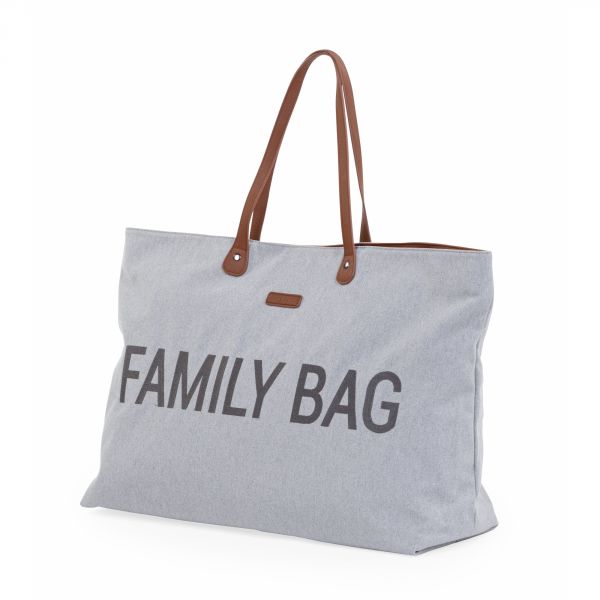 Sac à langer Family Bag Canvas Gris