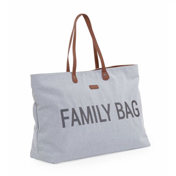 Sac à langer Family Bag Canvas Gris