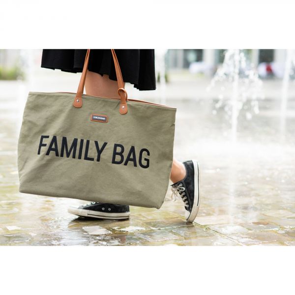 Sac à langer Family bag Canvas Kaki