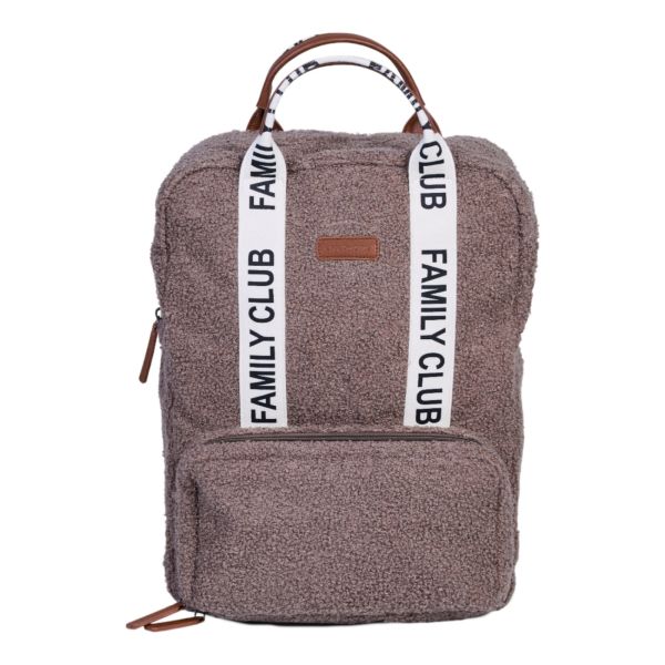 Sac à dos à langer Family Club Signature Teddy Brun Doux