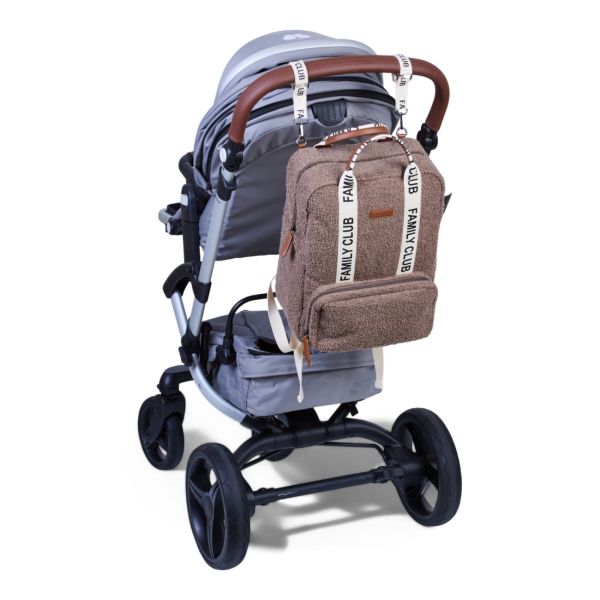 Sac à dos à langer Family Club Signature Teddy Brun Doux