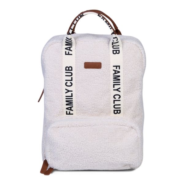 Sac à dos à langer Family Club Signature Teddy Ecru