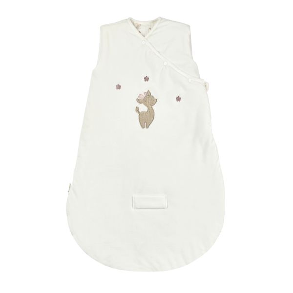 Gigoteuse hiver naissance Fanfan velours Blanc