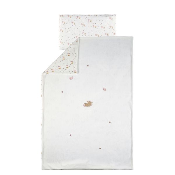 Housse de couette avec taie 100x140cm Velours Fanfan