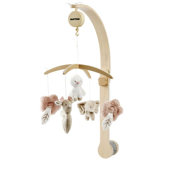 Mobile musical en bois Fanfan