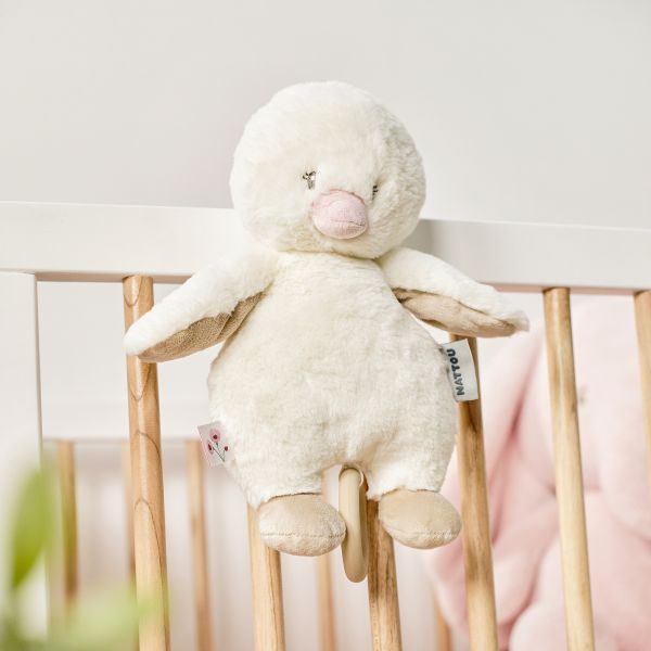 Peluche musical caneton Fanfan blanc