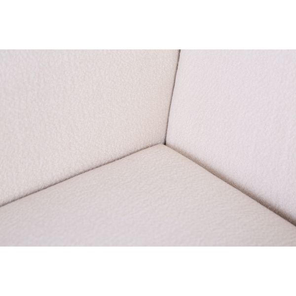 Fauteuil à bascule en Lin Beige