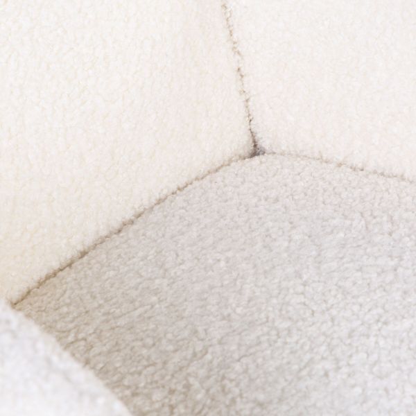 Fauteuil à bascule Teddy Ecru